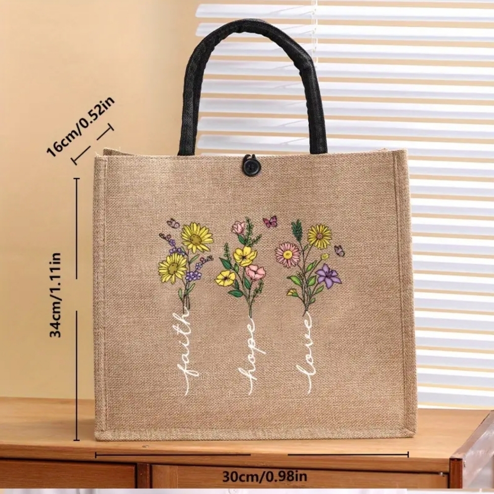Print Tote Bag Beach Bag Gift Bag - Picture 3 of 9